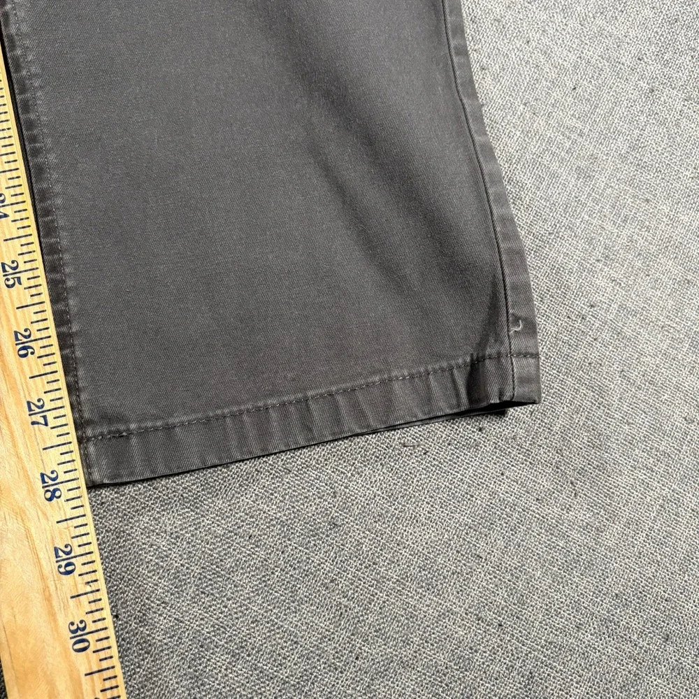 Banana Republic Fulton Chino Men 34x30 (Fits 34x28) Dark Grey Slim Stretch Pants